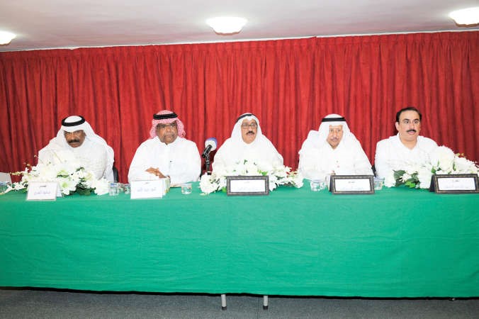 جانب من المؤتمر الصحافي ﻿