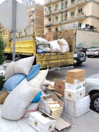 مصادرة المواد الغذائية الفاسدة
