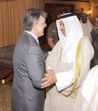 سمو رئيس مجلس الوزراء الشيخ جابر المبارك مرحبا بالرئيس التركي عبدالله غول﻿