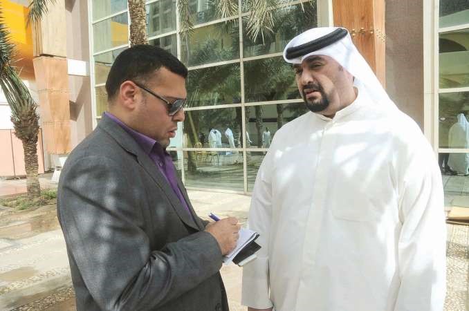 طلال البحر مصرحا للزميل محمود فاروق﻿