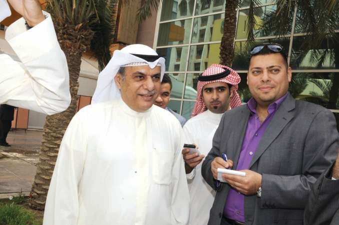 عادل الماجد مصرحا للزميل محمود فاروق﻿