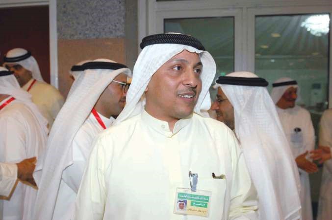 خالد مشاري الخالد اثناء الانتخابات﻿