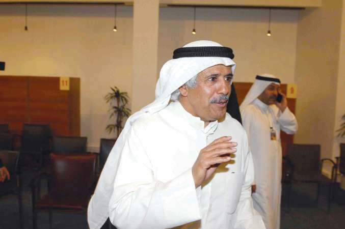 ساير بدر الساير خلال الانتخابات﻿