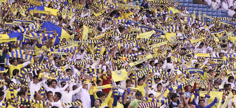 جمهور النصر سيحتفل بلقب الدوري في الرياض