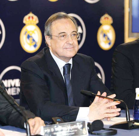 رئيس نادي ريال مدريد فلورنتينو بيريز في قفص الاتهام