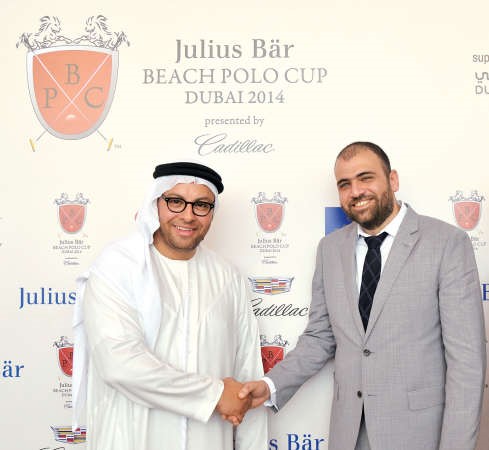 مدير علامة كاديلاك في الشرق الاوسط نديم غريب ومدير الابتكار والمدير الاداري في ماميمو للانتاج سام كاتيلا