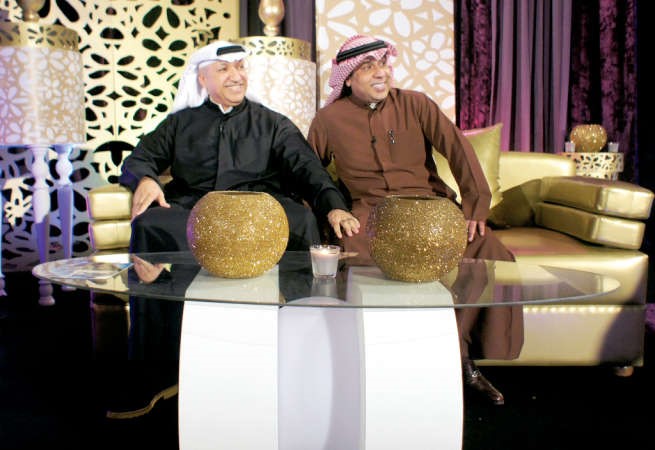 سالم الهندي وباسم عبدالامير في البرنامج 