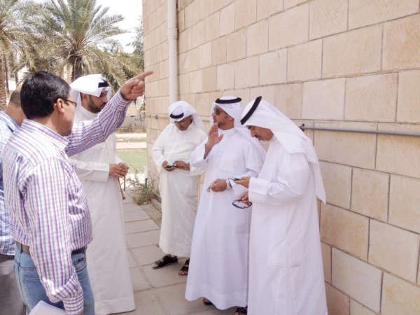 دخالد الحيص ومماجد الشعيب وميوسف النهام اثناء الجولة﻿