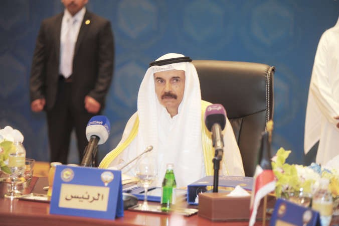 المستشار فيصل المرشد مترئسا الاجتماع﻿