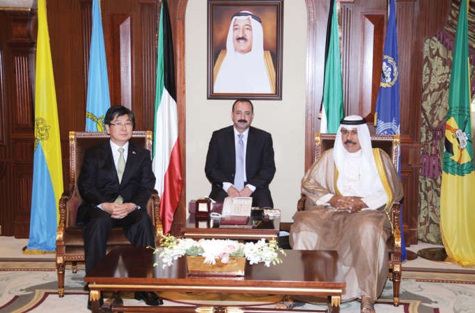  وسموه مستقبلا سفير كوريا الجنوبية كيم كيونج سيك ﻿