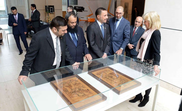 الغانم والوفد المرافق في جولة داخل البرلمان الالماني