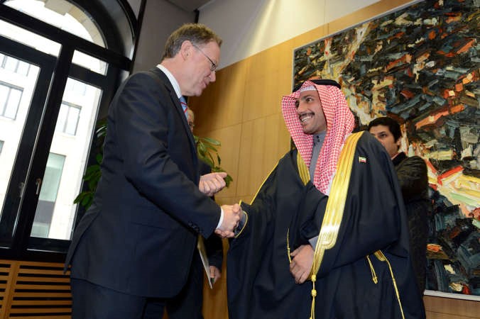 الرئيس الغانم مع ستيفان ويل﻿