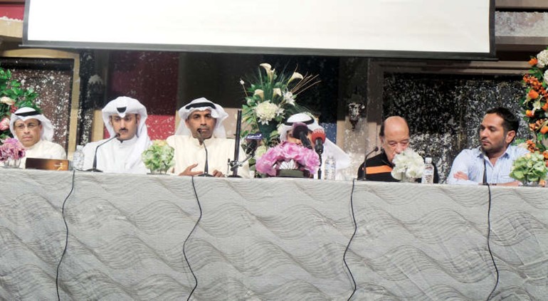 جانب من المؤتمر الصحافي ﻿