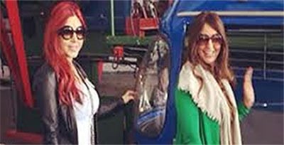 بالصورة.. مغامرات شذى حسون مع التليفريك