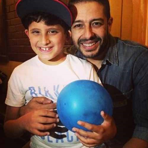 محمد حماقي مع ابن انغام