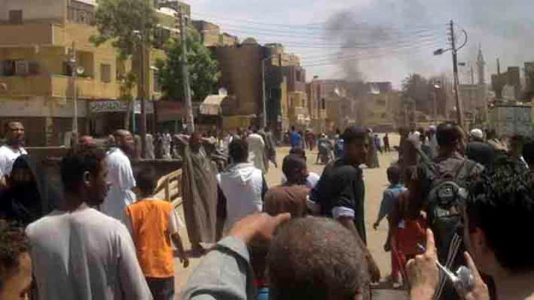 صورة ارشيفية من الاشتباكات في اسوان