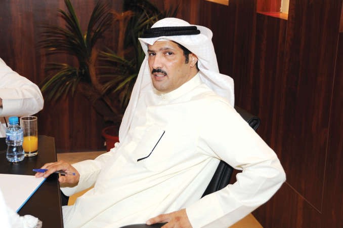 عبدالله العدواني خلال اللقاء