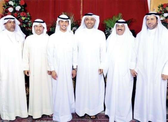 العقيد سالم المسيطير وعلي المسعودي يباركان
