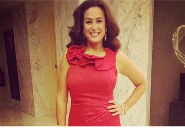صورة: هند صبري في حفل زفاف أحد أصدقائها بفستان أحمر أنيق 
