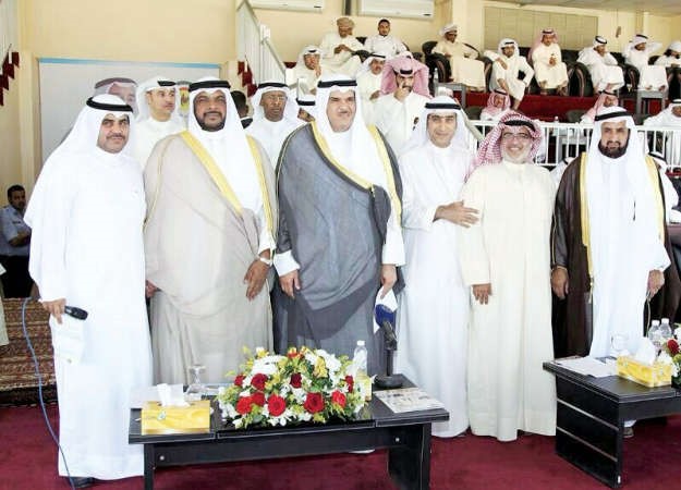 حميد حسن مع الشيخ سلمان الحمود والشيخ احمد المنصور