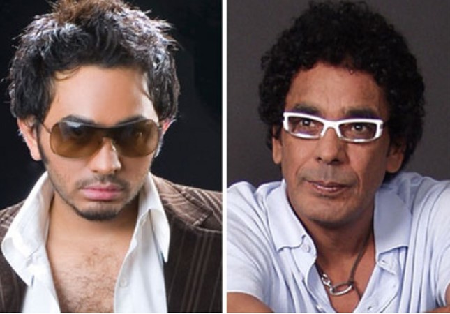 كيف هنأ تامر حسني محمد منير بزواجه؟