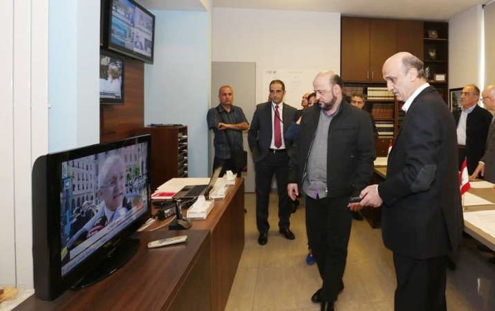 المرشح الرئاسي سمير جعجع يتابع اليوم الانتخابي من معراب محمود الطويل