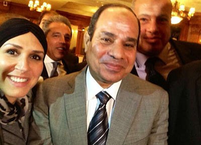 شاهد أول صورة «سيلفي» للسيسي