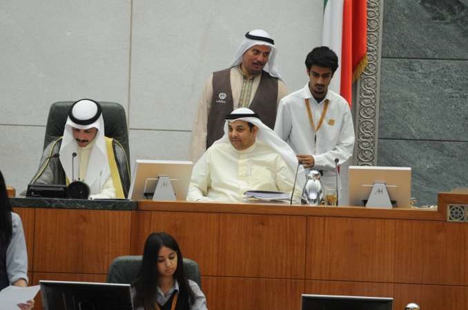 الرئيس الغانم وامين السر يعقوب الصانع