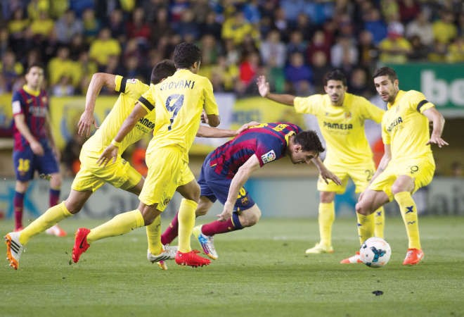 ليونيل ميسي استعاد ذاكرته التهديفية بهدف الفوز لبرشلونة على فياريال	 افب﻿
