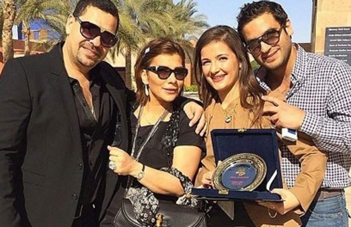 بالصور.. أصالة تحتفل بابنتها "شام"