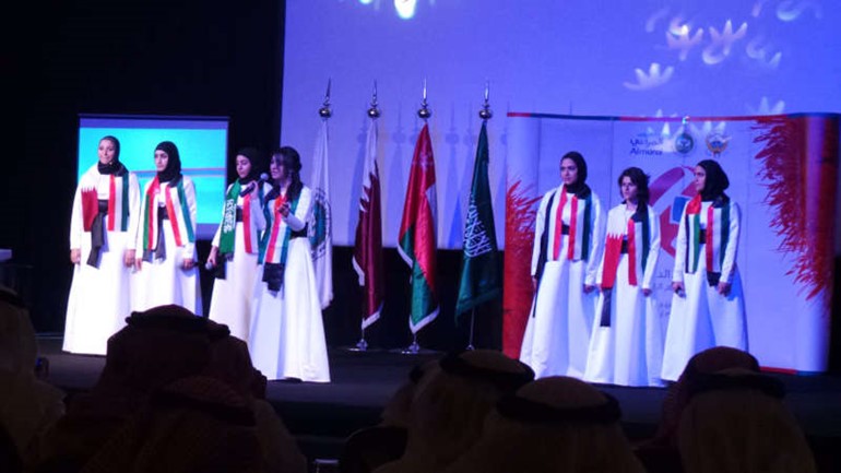 احد العروض الفنية خلال الحفل﻿