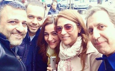 بالصور.. جوليا بطرس مع زوجها للمرة الأولى بعد أن اصبح وزيراً