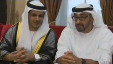 بالفيديو.. محمد بن زايد يحضر فرح مواطن اماراتي