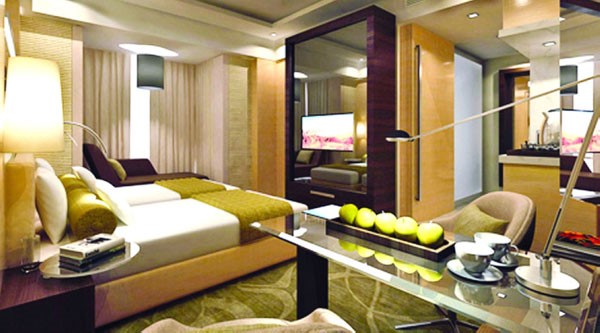 غرف فندق intercontinental-london-westminster التي تجمع الفخامة واحدث التكنولوجيا