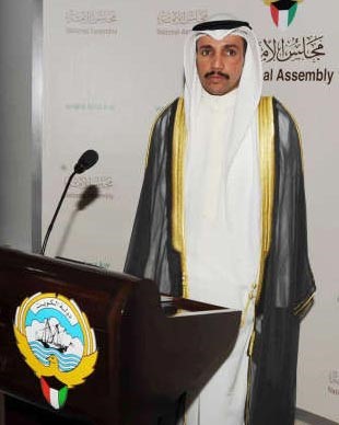 رئيس مجلس الامة مرزوق الغانم في مجلس الامة امس