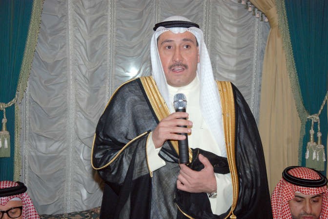 محافظ الفروانية الشيخ فيصل الحمود يلقي كلمة امام الحضور
﻿