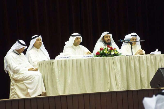 انور العنجري خلال اللقاء