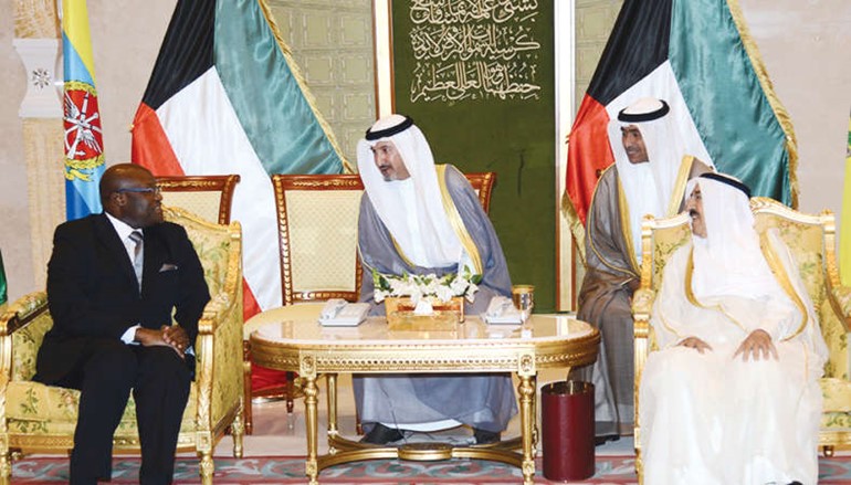 صاحب السمو الامير مستقبلا سفير كوت دي فوار ﻿