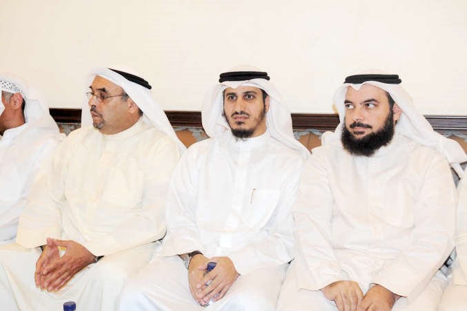 دجمعان الحربش وبدر الداهوم وعبدالرحمن العنجري