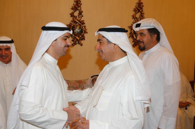 م عادل الخرافي وعلي الراشد حمدي شوقي