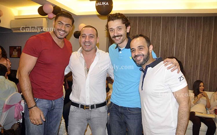 بالصور.. النجوم يشاركون خالد سليم وزوجته الاحتفال بعيد ميلاد ابنتهما