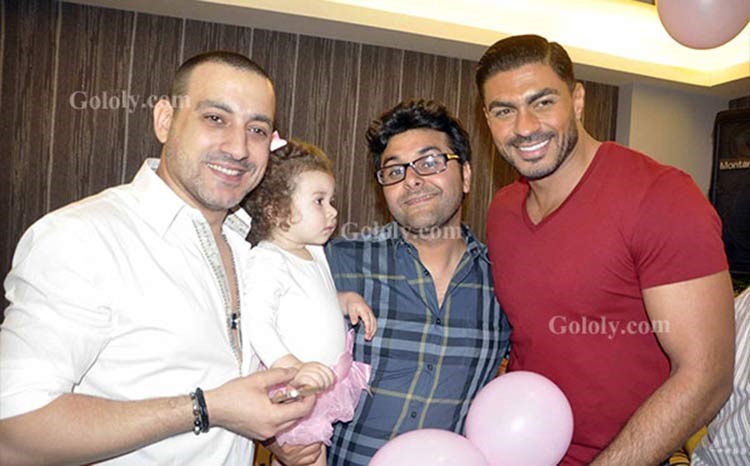 بالصور.. النجوم يشاركون خالد سليم وزوجته الاحتفال بعيد ميلاد ابنتهما