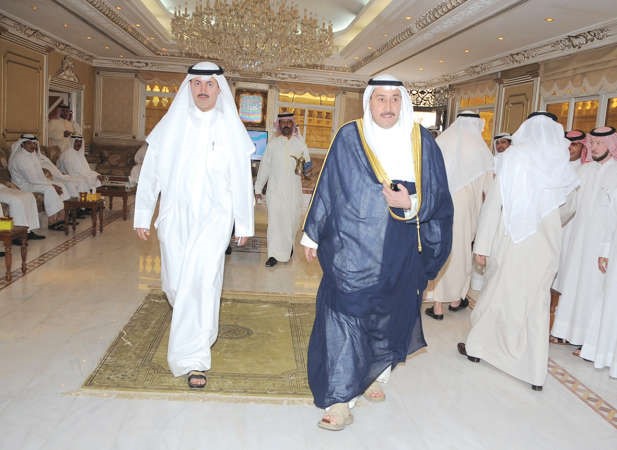 الشيخ فيصل الحمود وعباس حبيب المناور