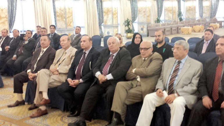 جانب من ابناء الجالية المصرية خلال اللقاء﻿