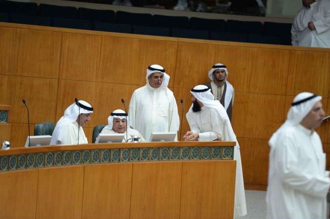 سعود الحريجي ومعادل الخرافي والشيخ خالد الجراح
