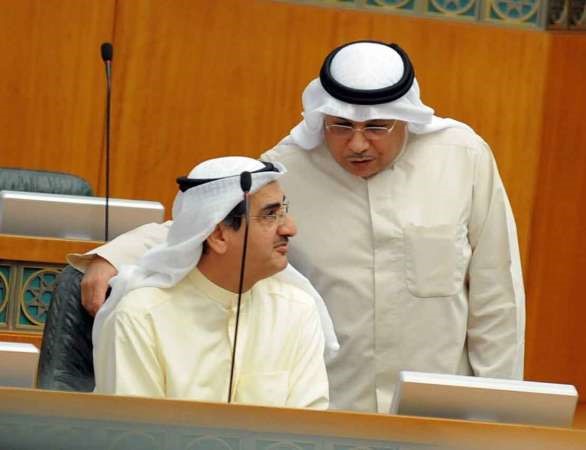 الشيخ خالد الجراح ومعبدالعزيز الابراهيم
