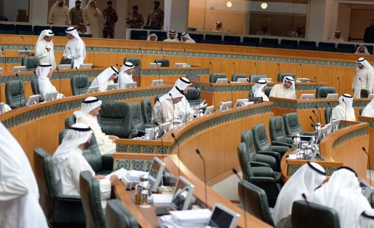 الحكومة والمجلس خلال سير الجلسة
