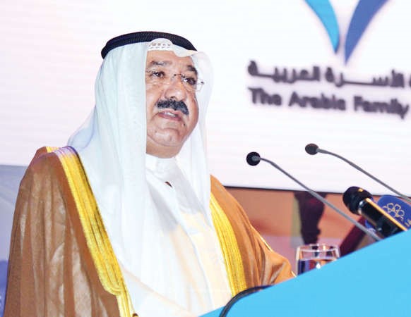 ممثل الامير يلقي كلمته في الاحتفال