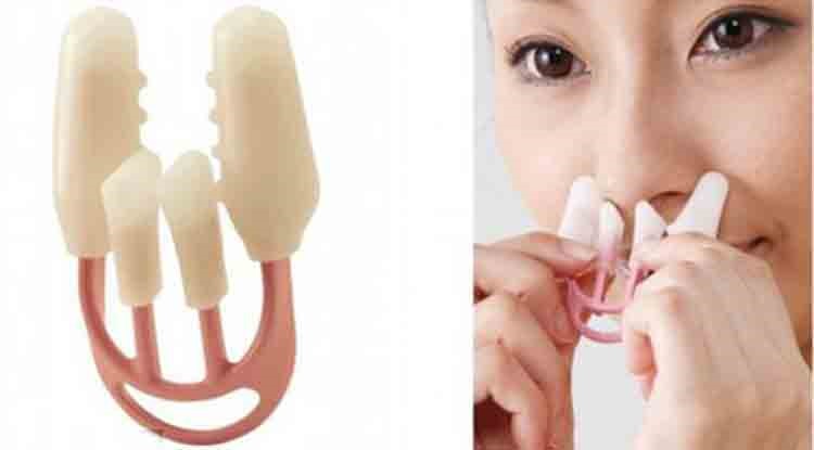 7- قطعة تساعد على تجميل الانف دون اللجوء لعمليات التجميل بواسطة الجراحة