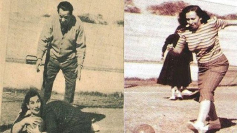 1-امينة رزق وماري منيب
